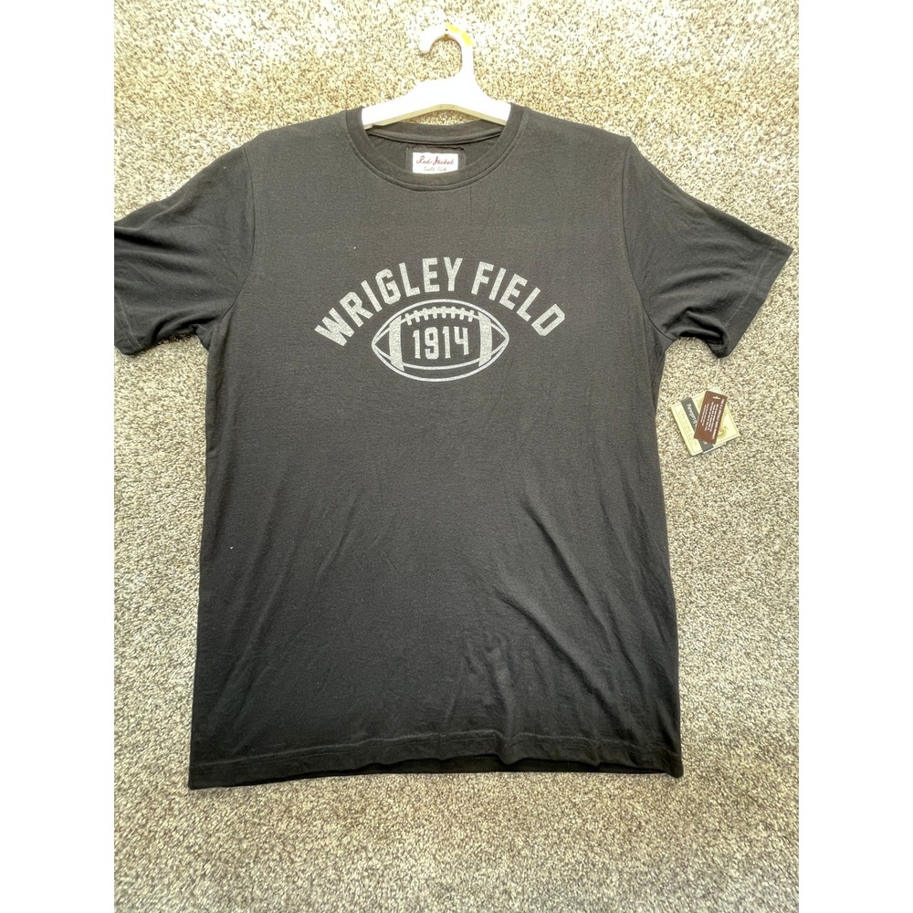 Wrigley Field T-Shirt Men S Black NEW Chicago Cubs 1914 Football from Red Jacket